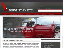 Tablet Screenshot of bernefresources.com